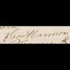 Signature de Samuel Harrison le 10 octobre 1808 dans un acte notarié d'Augustin Dionne, minute 4158